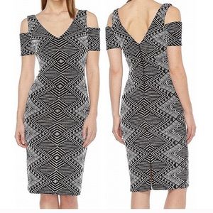 ♥️Nicole Miller Tribal Print Cocktail Dress♥️